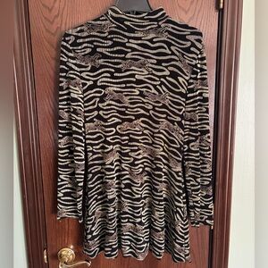 Vintage Joseph Ribkoff Tiger mini dress
